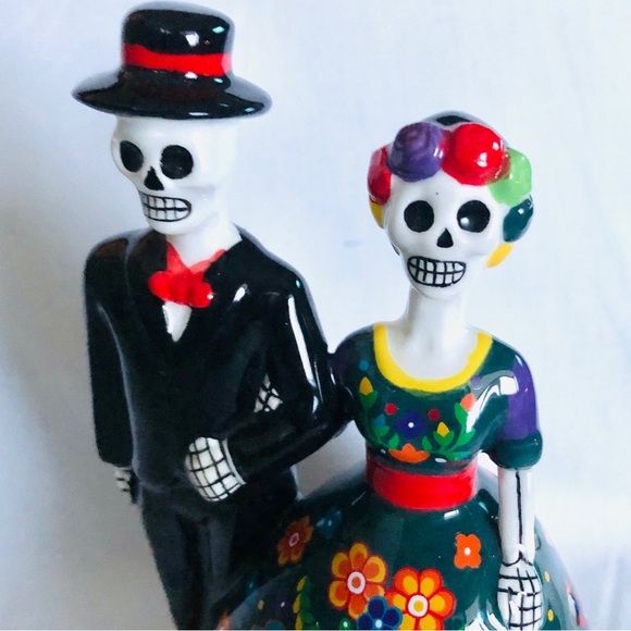 Scentsy Wax Warmer Calaca Mexican Day of the Dead Skull Original Box Spatula - Picture 3 of 7